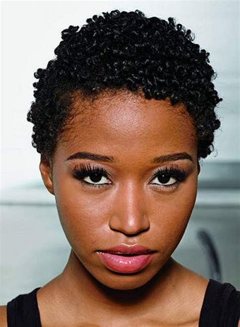 black natural curly short hairstyles